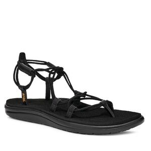 Teva Voya Infinity Black Sandal Size 5